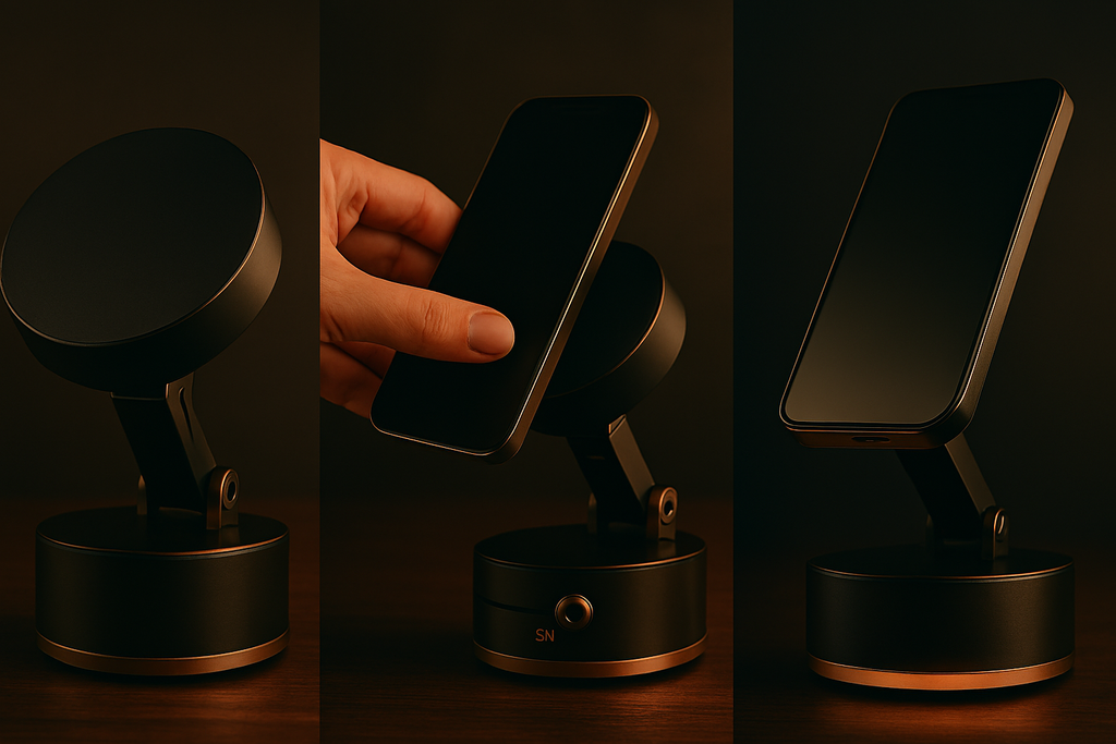 Vacuum Magnetic Suction Phone Holder