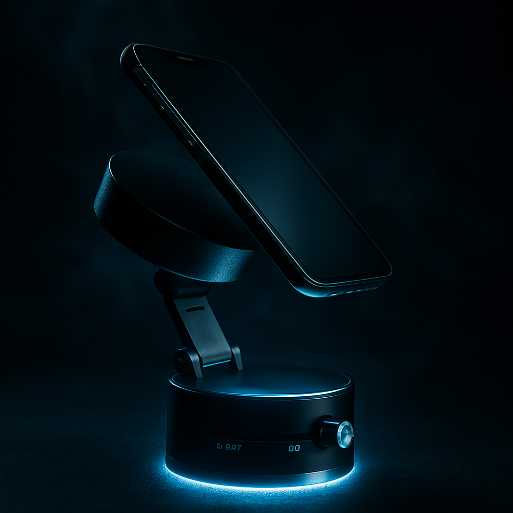 Vacuum Magnetic Suction Phone Holder